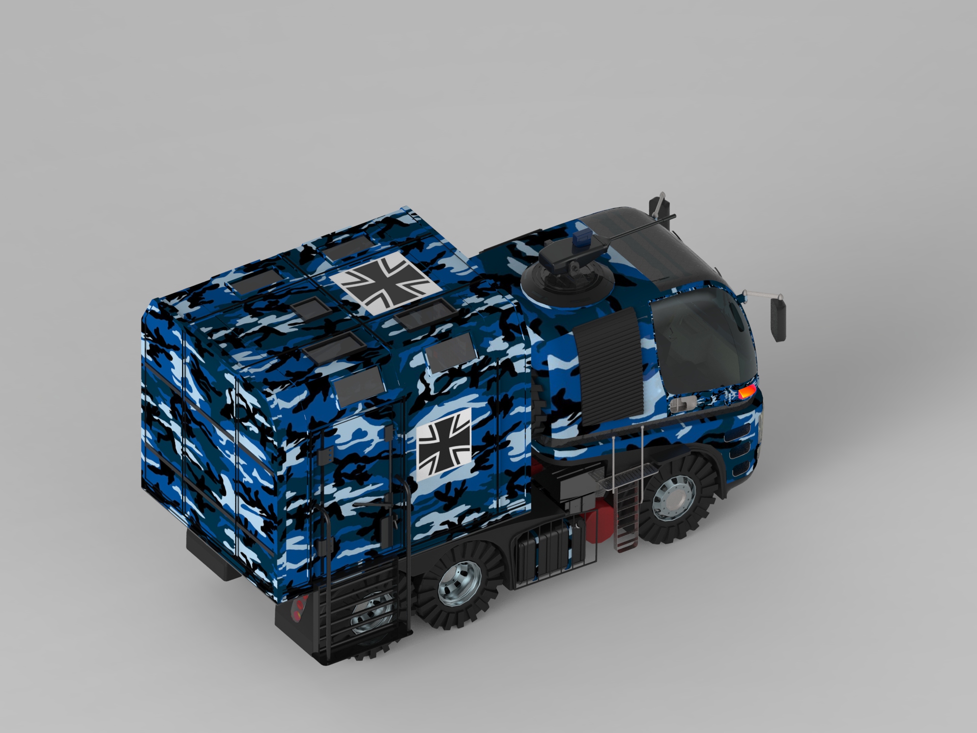 Chromatic ii军卡玩具模型3D图纸 x_t igs stp格式